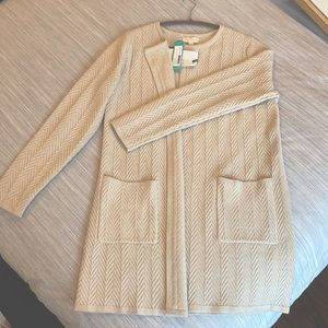 Magnolia Grace -Callie Structured Two Pocket Open Cardigan